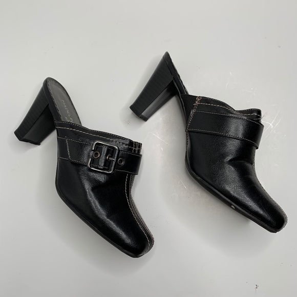 Madeline Stuart | Black Brutti Slip On Mules 6.5 - Picture 1 of 8
